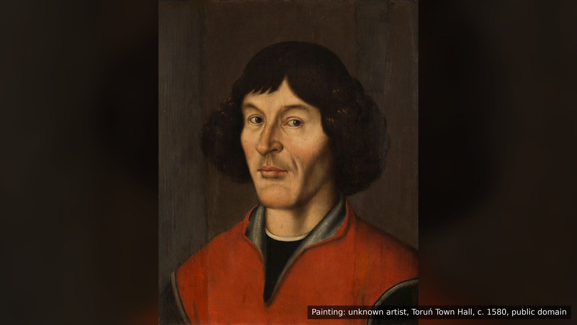 Portrait of Nicolaus Copernicus, Toruń Town Hall, around 1580