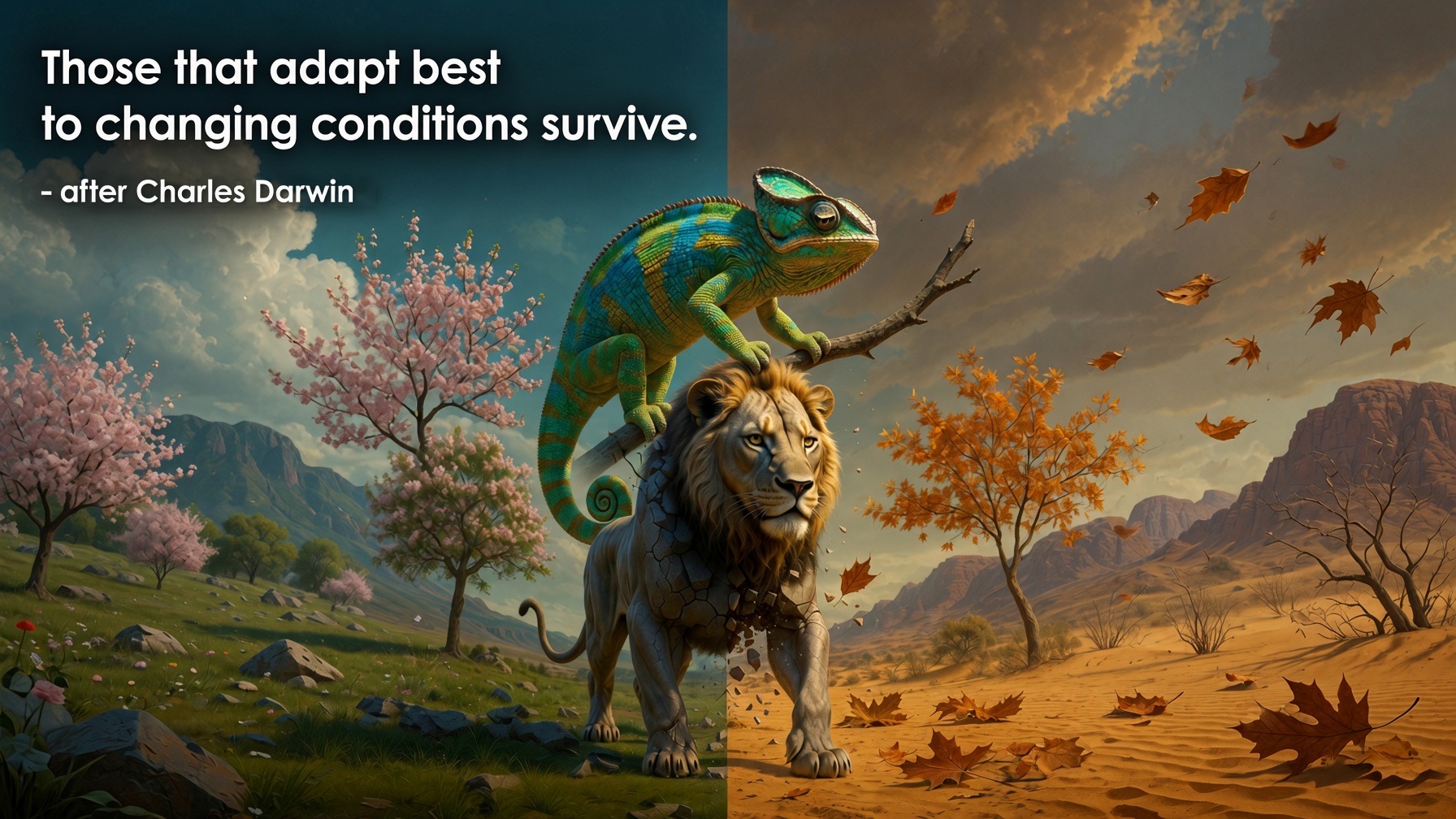 Those that adapt to change survive