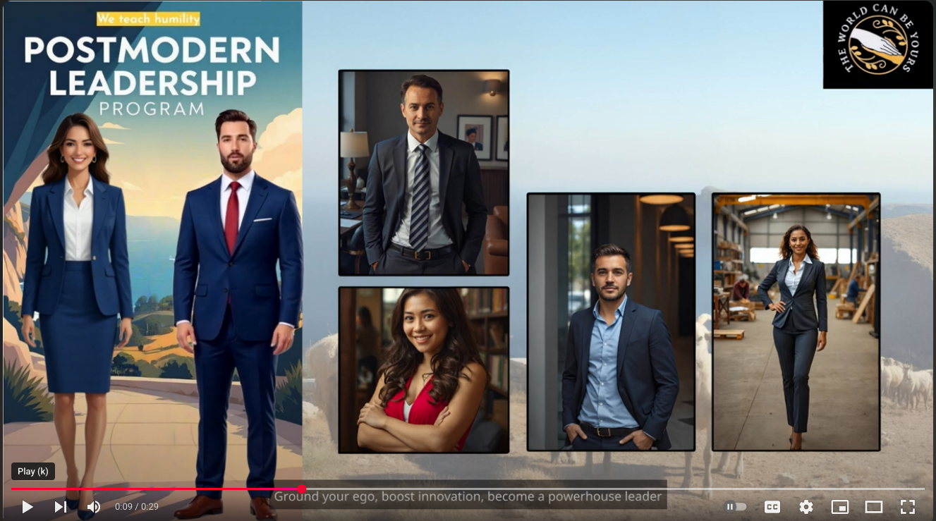The Postmodern Leadership Program – We Teach Humility; Here’s How